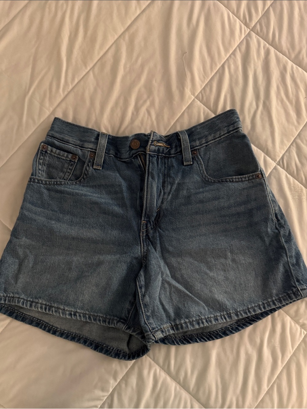 Levi's Women's Denim Shorts - Blue Wash
